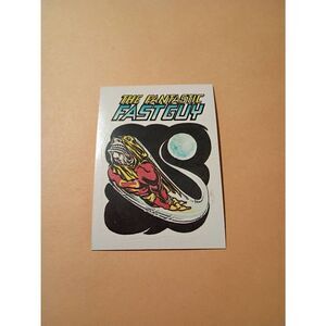 1983 General Mills Zero Heroes Trading Card Sticker Card Vintage #1